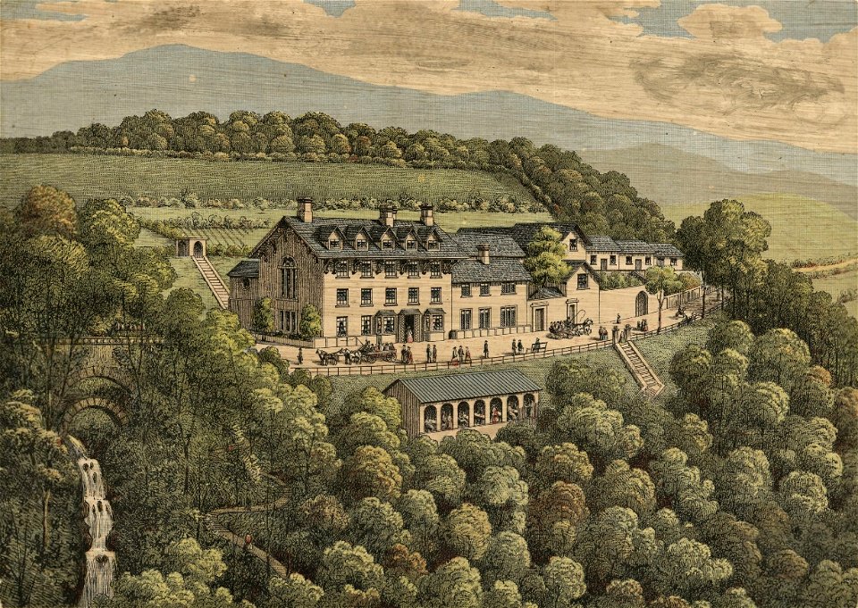Devil's Bridge and the Hafod Arms Hotel