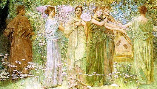 Thomas Wilmer Dewing - The Days - 1887