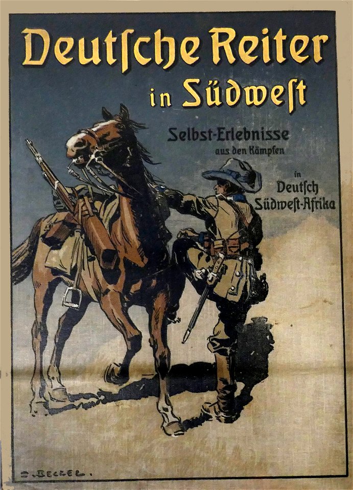 Deutsche Reiter in Südwest-Museum im Ritterhaus