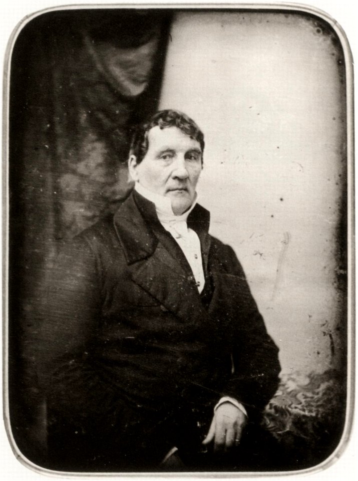 Deutscher Photograph um 1845 - Porträt des Komponisten Ludewig Spohr (1784-1859) (Zeno Fotografie)