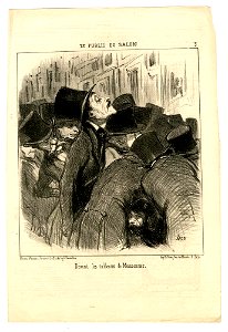 Devant les tableaux de Meissonier (In front of Meissonier's paintings) (BM 1861,1012.484)
