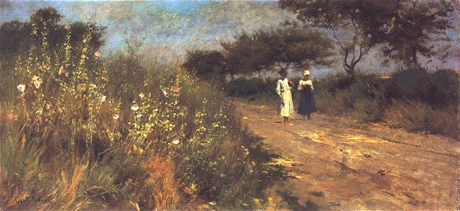 Deák-Ébner, Lajos - Road of the Wood Mallows (ca 1880)