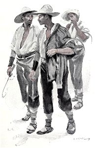 Dibujo de Ángel Andrade para Blanco y Negro