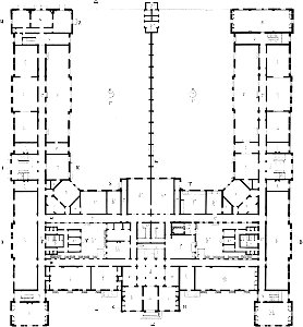 Diakonie-weeshuis Den Haag plan ground floor