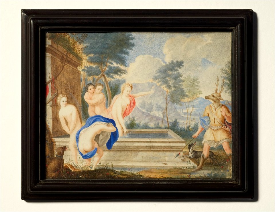 Diana och Acteon (Andreas von Behn) - Nationalmuseum - 32160