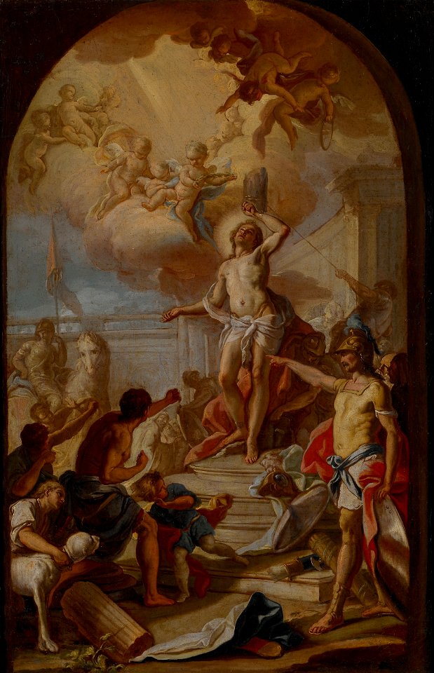 Diana, Giacinto - The Martyrdom of St. Sebastian - Google Art Project
