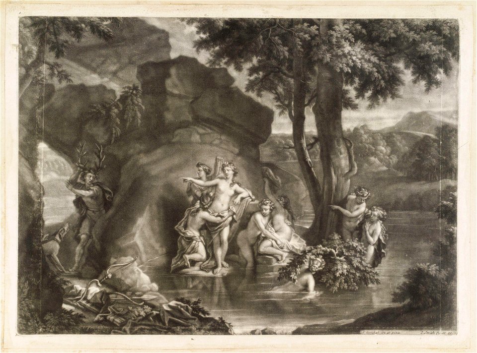 Diana and Acteon by Pierre Berchet
