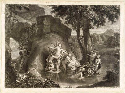 Diana and Acteon by Pierre Berchet