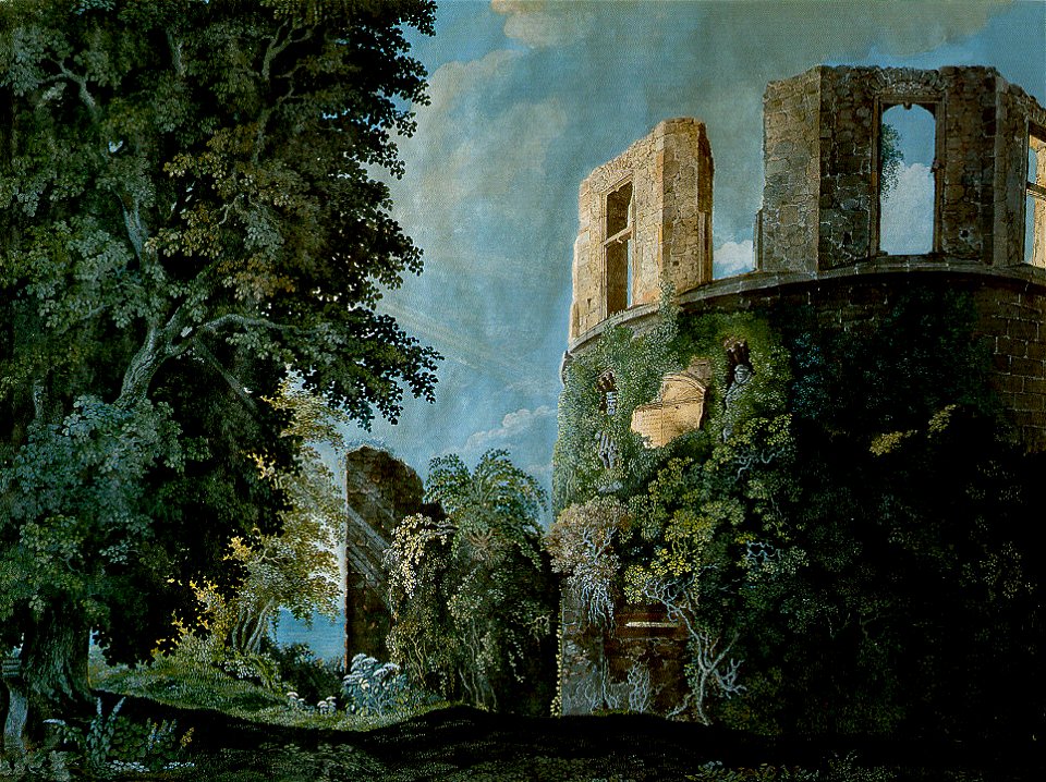 Dicker Turm Heidelberger Schloss von Carl Philipp Fohr 1813 1814