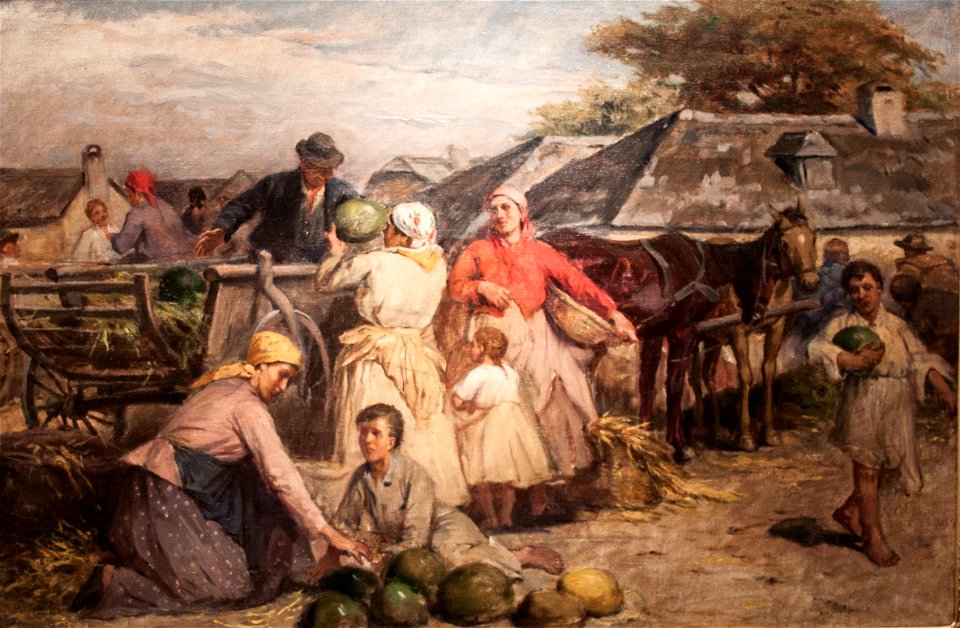 Deák Ébner, Lajos - Market of Melons