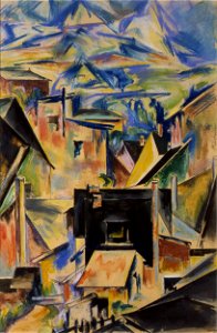 The Black House by Preston Dickinson, Columbus Museum of Art 