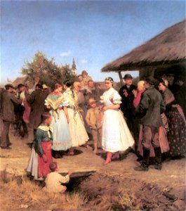 Deák-Ébner, Lajos - Marriage Procession (1888)
