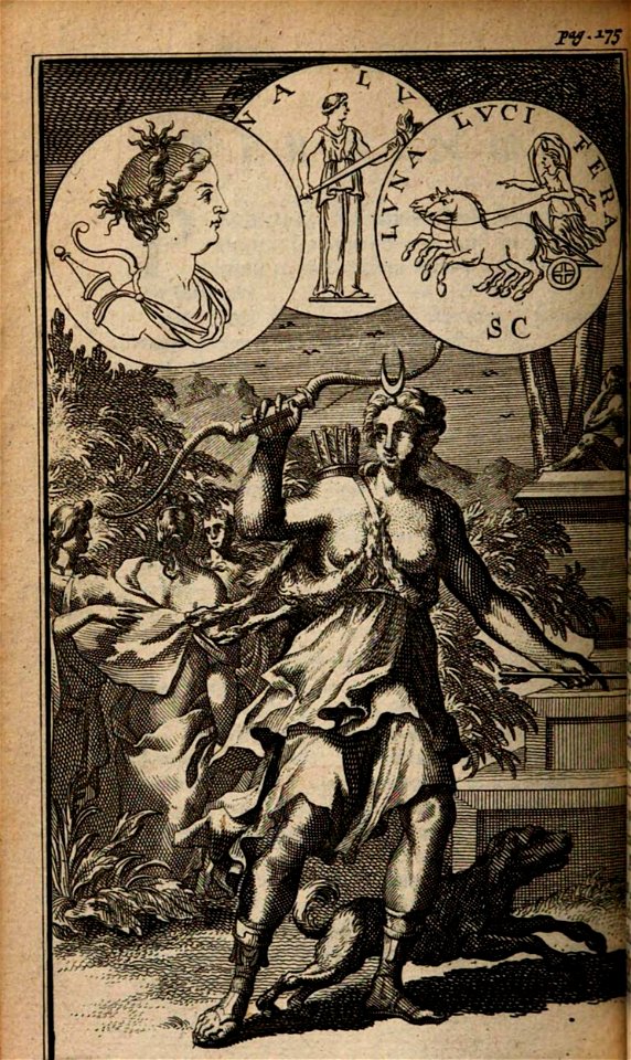 Diana — Pantheum mythicum, ed. 5ª (BL)