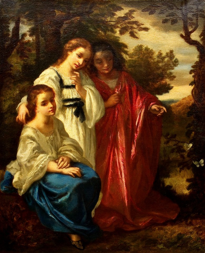 Narcisse Virgile Diaz De La Pena Die drei Grazien 1837
