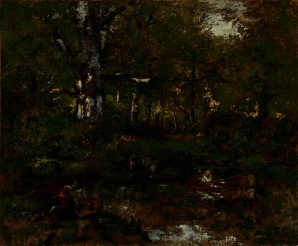Narcisse Virgile Diaz de la Peña - De poel - hwm0114 - Museum Mesdag