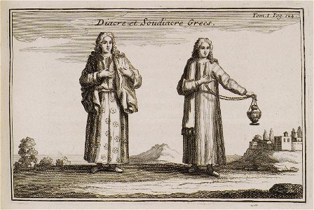Diacre et Soudiacre Grecs - Tournefort Joseph Pitton De - 1717