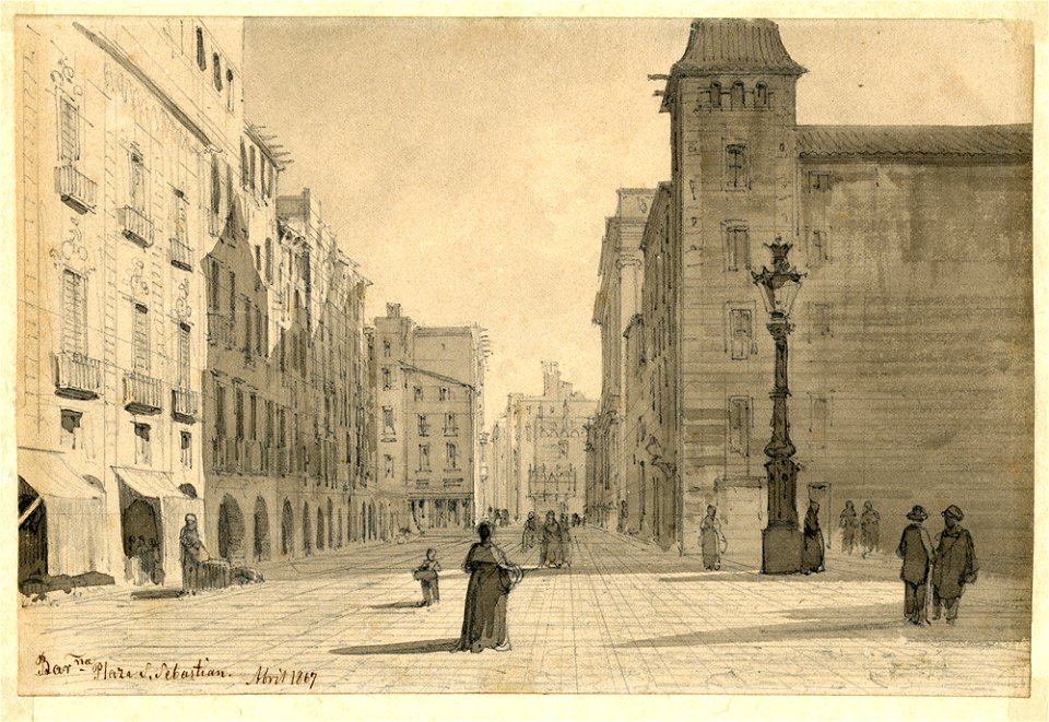 Dibujo de Luis Rigalt i Farriols
