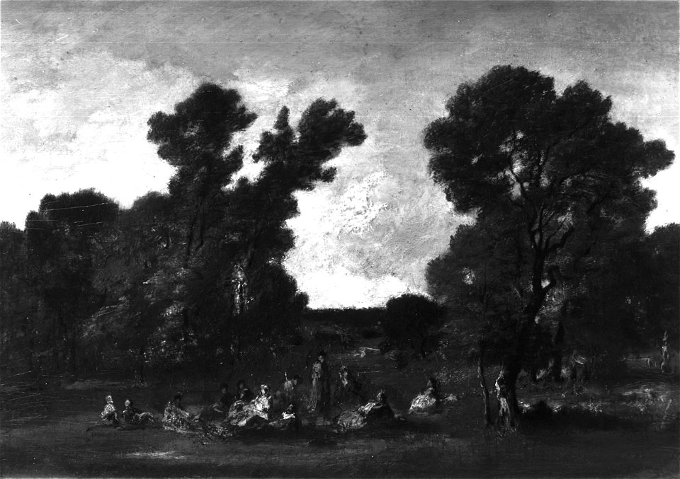 Narcisse Virgile Diaz de la Peña - Landscape with Figures - 1894.1052 - Art Institute of Chicago