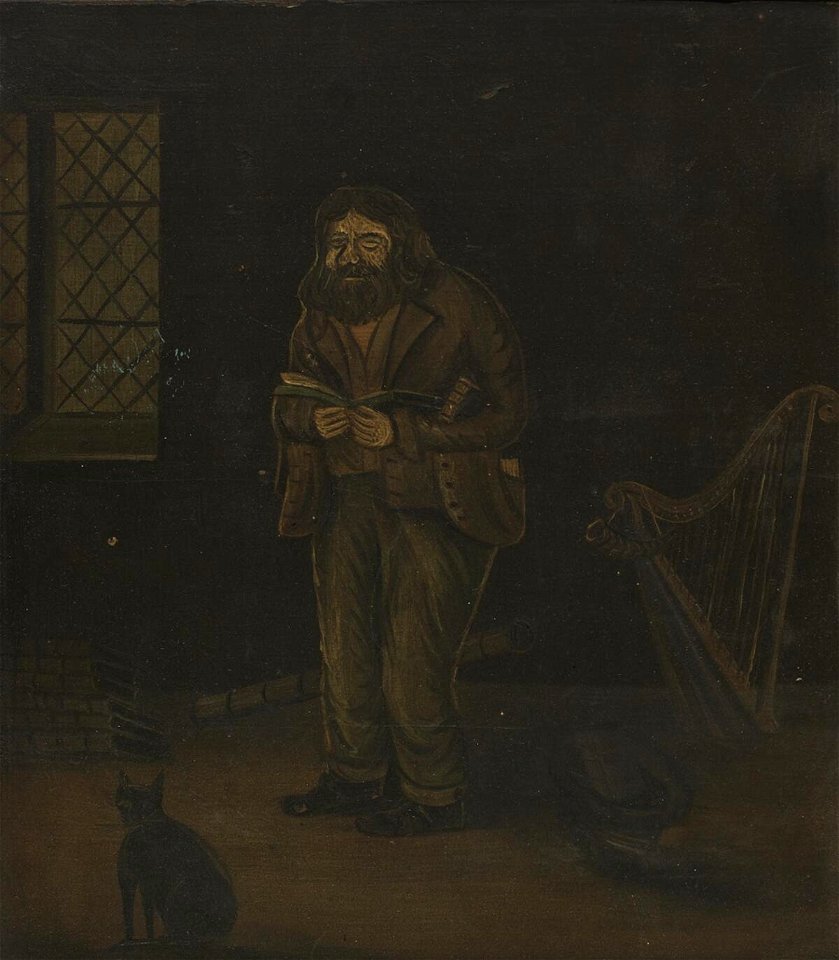 Dick Aber Daron old Welsh poet