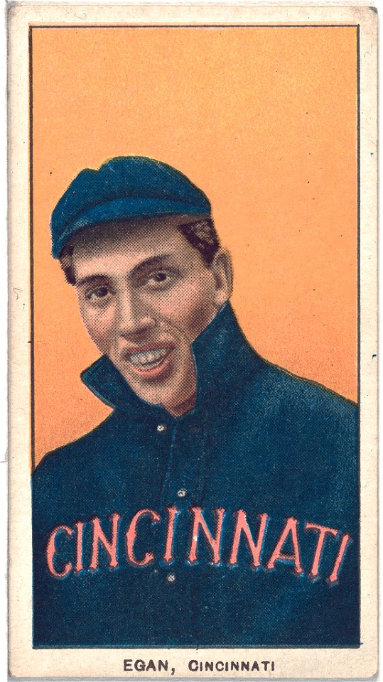 Dick Egan, Cincinnati Reds, baseball card portrait LCCN2008676454