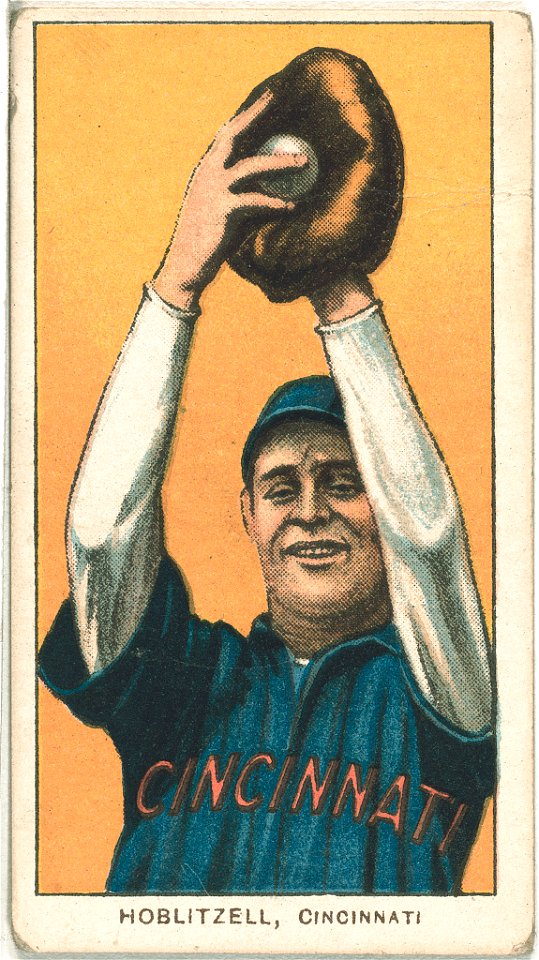 Dick Hoblitzell, Cincinnati Reds, baseball card portrait LCCN2008676459