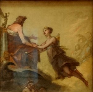 Diane implorant Jupiter de ne pas l'assujettir aux lois de l'hymen – Pierre-Paul Prud'hon – Musée du Louvre, RF 209 – Q27831918