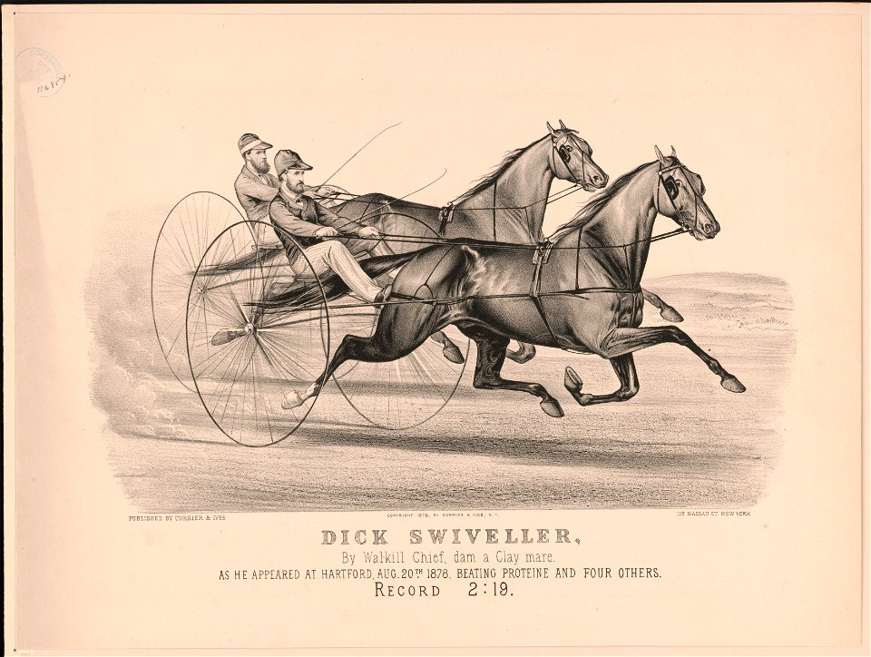 Dick Swiveller- By Walkill chief, dam a Clay Mare LCCN91795959