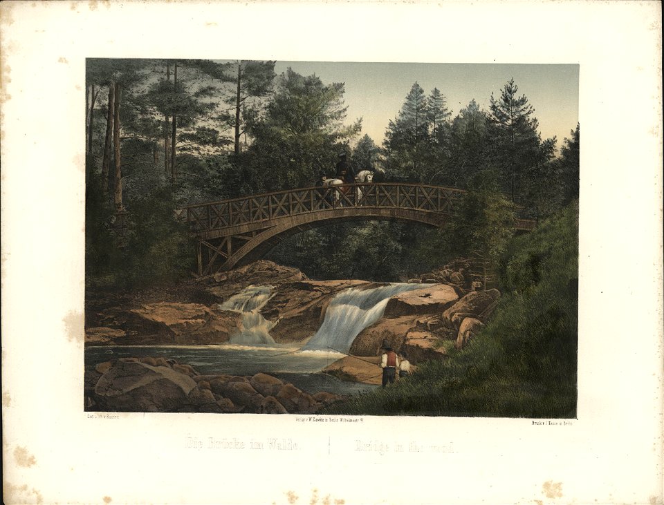 Die Brücke im Walde, objectnr A 58764