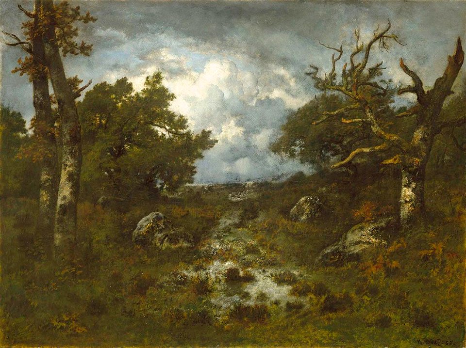 Narcisse Virgilio Díaz de la Peña - Lichtung im Wald von Fontainebleau - 12523 - Bavarian State Painting Collections