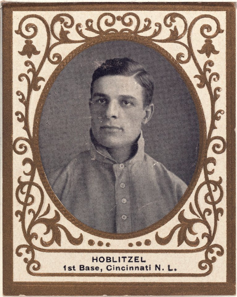 Dick Hoblitzell, Cincinnati Reds, baseball card portrait LCCN2007683742