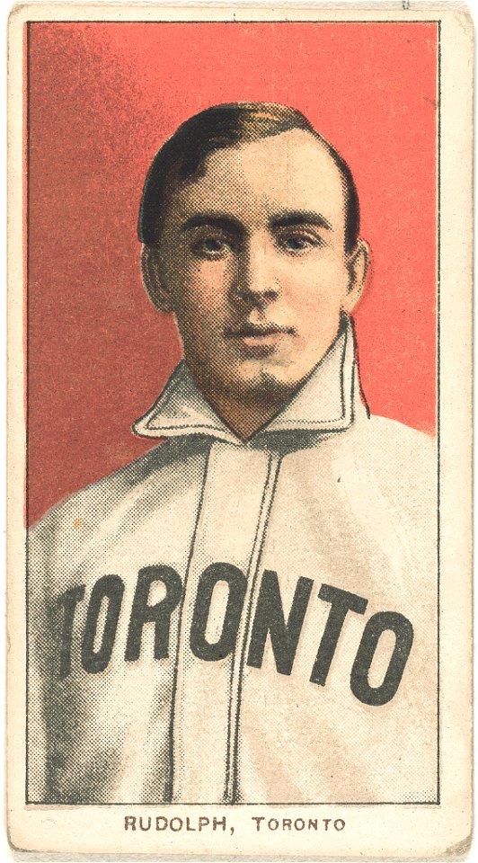Dick Rudolph, Toronto Team, baseball card portrait LCCN2008677041