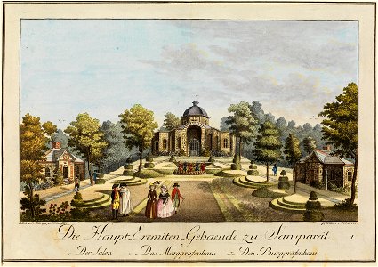 Die Eremitage zu Sanspareil 001 Die Haupt-Eremiten-Gebaeude zu Sanspareil