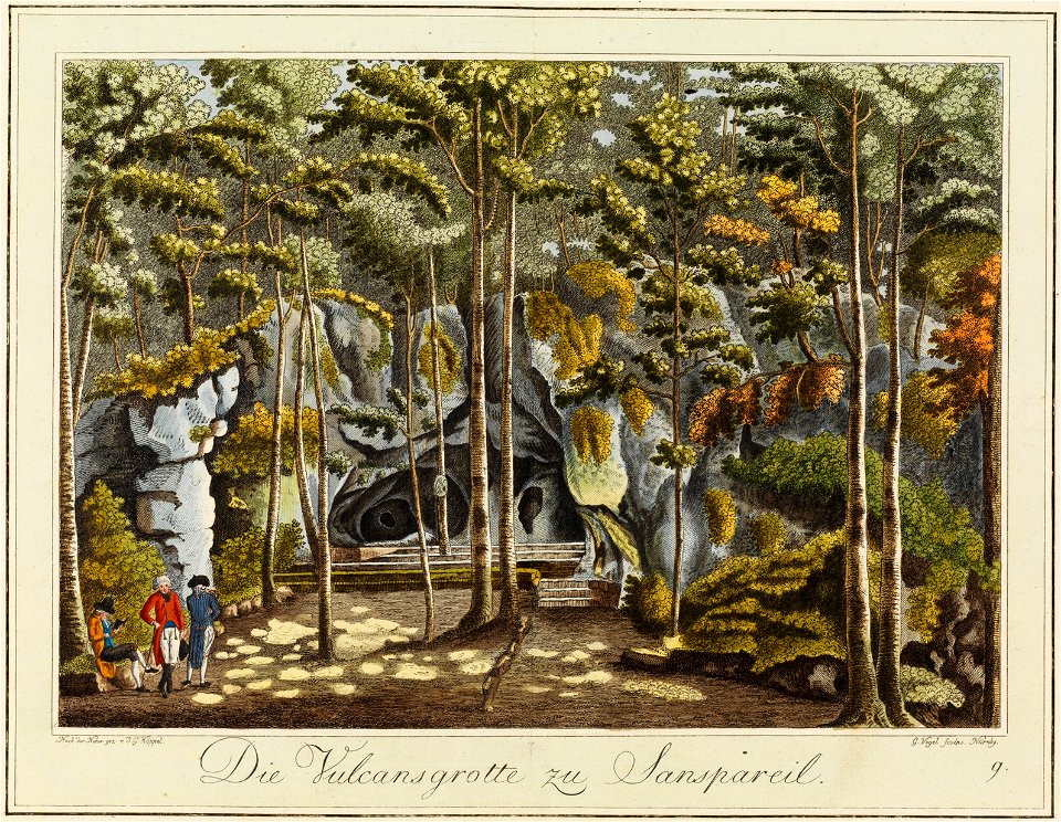 Die Eremitage zu Sanspareil 009 Die Vulcansgrotte zu Sanspareil