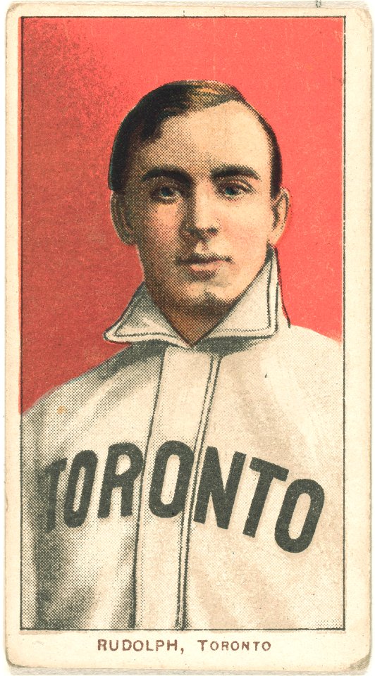 Dick Rudolph, Toronto Team, baseball card portrait LCCN2008677041