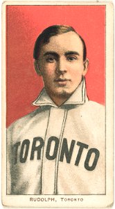 Dick Rudolph, Toronto Team, baseball card portrait LCCN2008677041