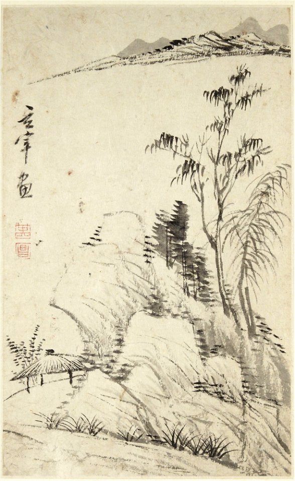 Dong Qichang 董其昌 - Landscape in the Style of Ni Zan - 1998-74 a - Princeton University Art Museum