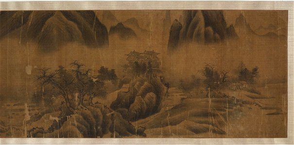Dong Qichang 董其昌 - River Landscape, in Ming style - y1947-191 - Princeton University Art Museum