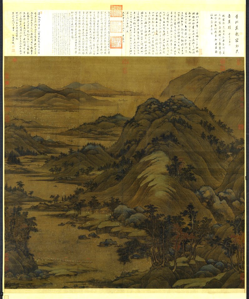 Dong Yuan. River landscape.National Palace Museum, Beijing