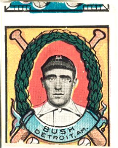 Donie Bush, Detroit Tigers, baseball card portrait LCCN2007683847