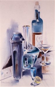 Hospitality by Preston Dickinson, pastel, Columbus Museum of Art