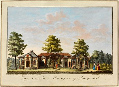Die Eremitage zu Sanspareil 002 Zwei Cavaliers Haeußer zu Sanspareil