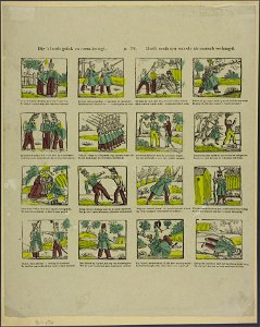 Die 's lands geluk en roem beoogt, Heeft reeds zyn waerde als mensch verhoogd-Catchpenny print-Borms 0595