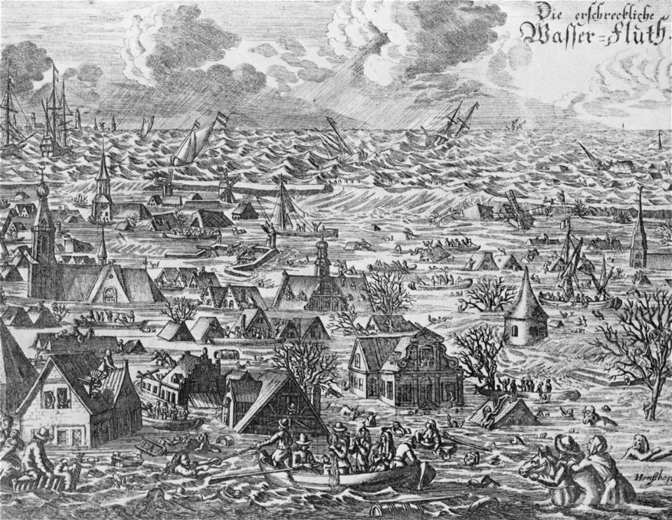 Die erschreckende Wasser-Fluth 1683