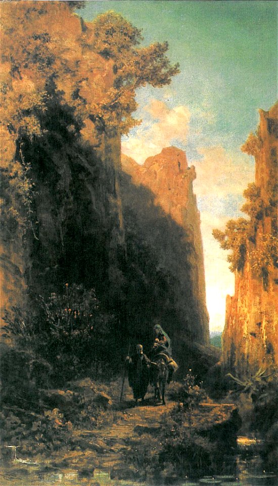 Die Flucht nach Aegypten (Spitzweg)