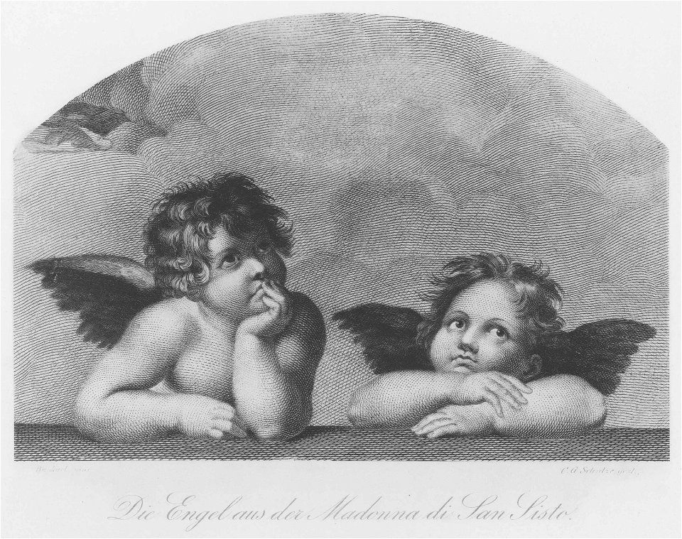 Die Engel aus der Madonna di San Sisto