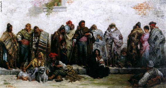 Gustave Dore - Les Mendiants de Burgos