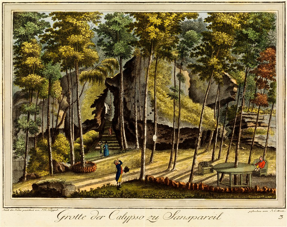 Die Eremitage zu Sanspareil 003 Gespaltener Fels