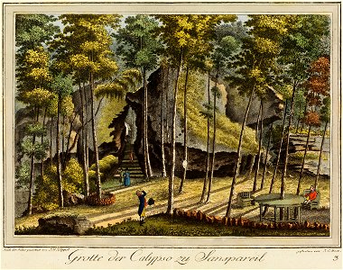 Die Eremitage zu Sanspareil 003 Gespaltener Fels