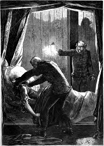 Die Ermordung durch die Pechlarve