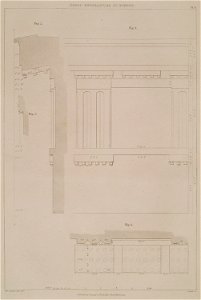 Doric entablature at Athens - Cockerell Charles Robert Kinnard William Donaldsonthomas Leverton Jenkins William Railton William - 1830